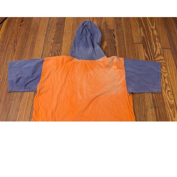 Karl Kani VTG Orange ShortSleeve Hoodie Size Large - Picture 3 of 6
